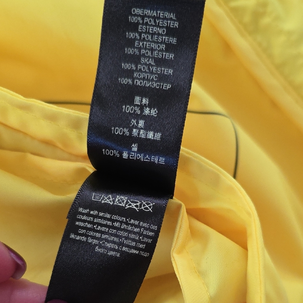 Hunter Kids Bright Yellow Hooded Raincoat - Picture 9 of 10